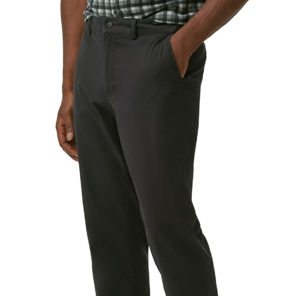 Bass Outdoor Men s Baxter Stretch Twill Chino Pants Black - Picture 2 of 3